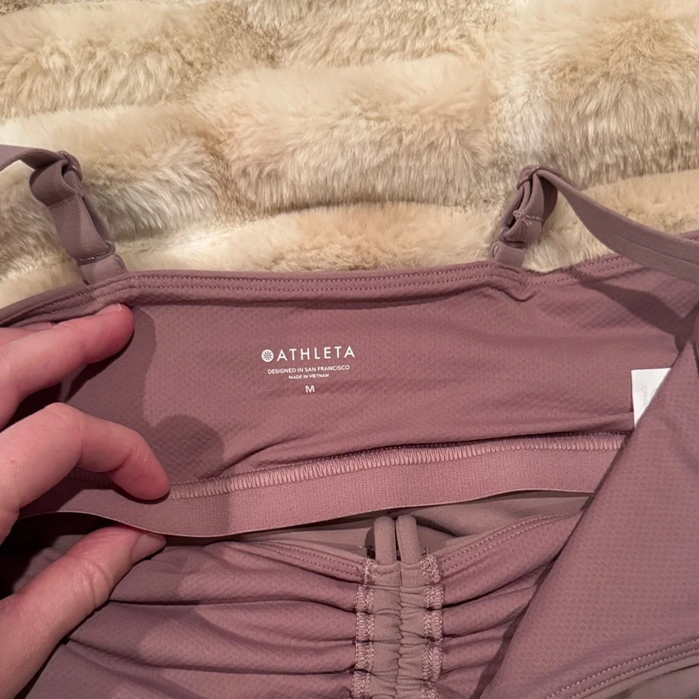 Mauve sports bra